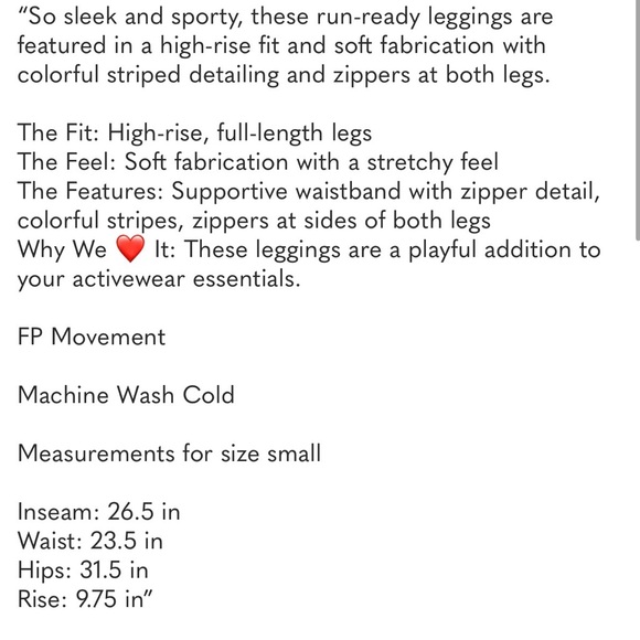 FP Movement Run Racer Leggings in Black - Picture 4 of 4